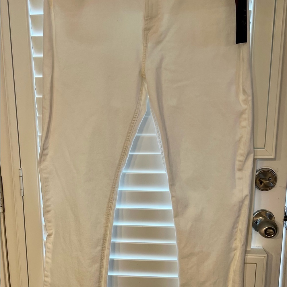 JEN7 by 7 for All Mankind White Denim Jeans - Picture 3 of 6